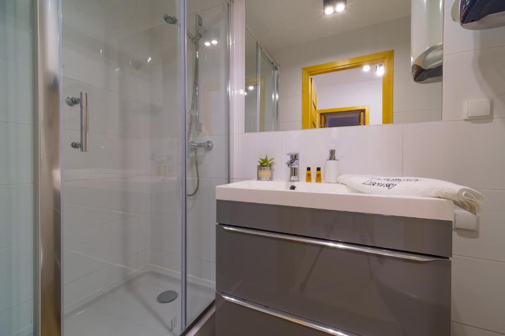 Kúpeľňa v ubytovaní Apartament Lisowski CENTRUM