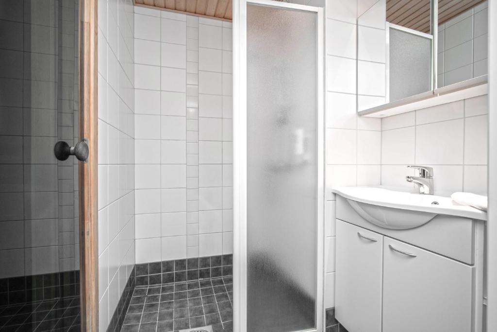 Koupelna v ubytování Ski-Inn RukaSuites