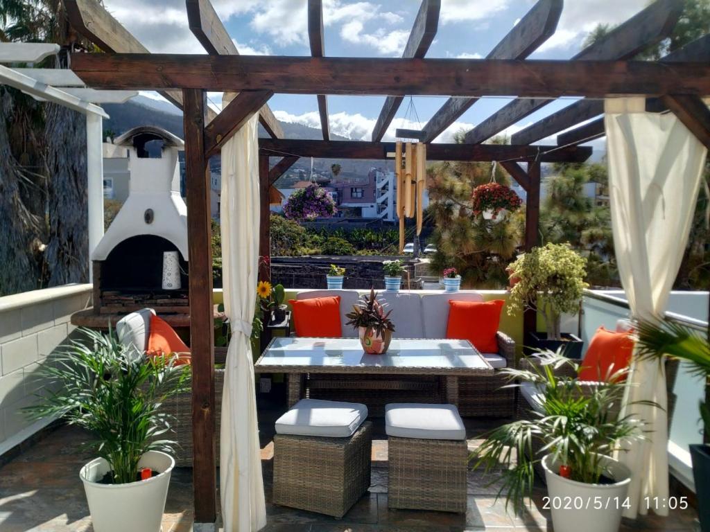 Posezení v ubytování Apartamentos El Patio