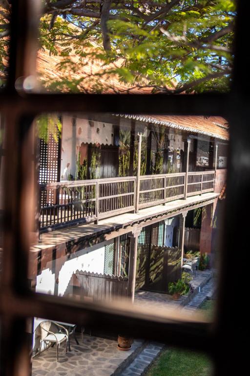 a view of a building from a window at Parador de La Gomera in San Sebastián de la Gomera