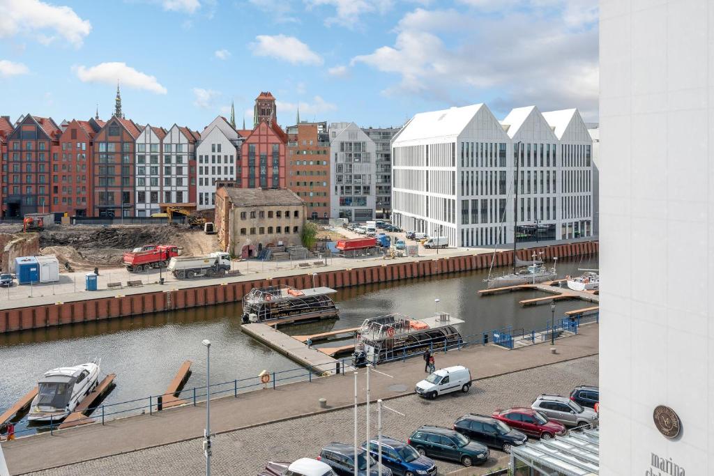 Blick auf einen Fluss in der Nähe der Ferienwohnung
