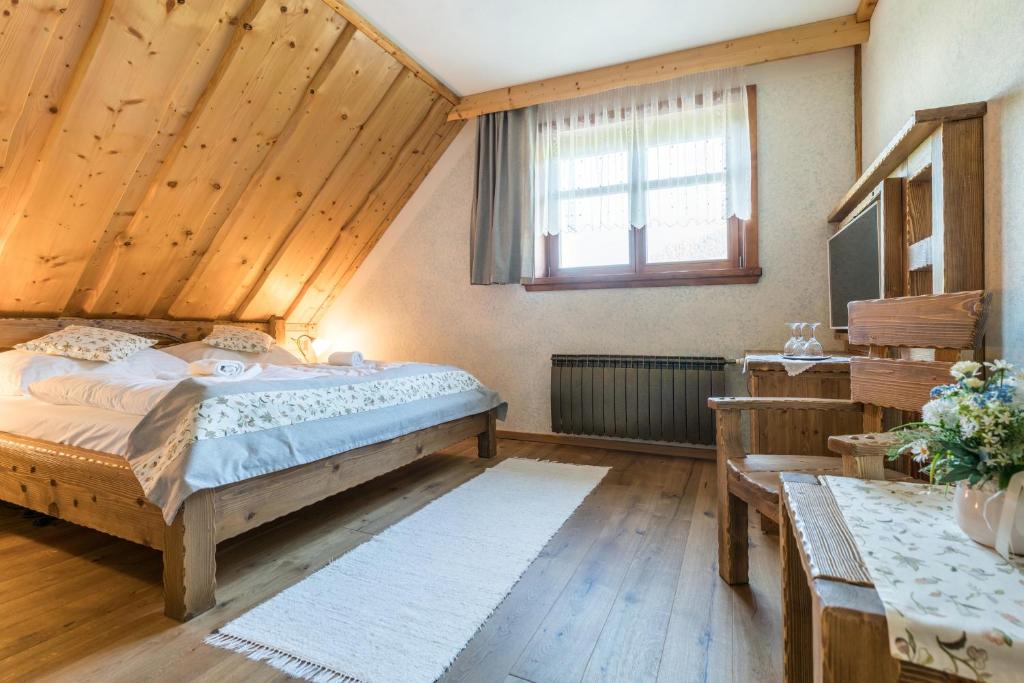 Letto o letti in una camera di Salaš Syrex