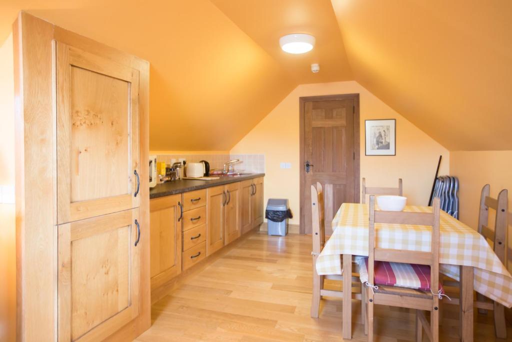 Kuchyň nebo kuchyňský kout v ubytování Mount Brandon Hostel