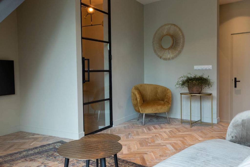 Postel nebo postele na pokoji v ubytování Parkhotel Abcoude