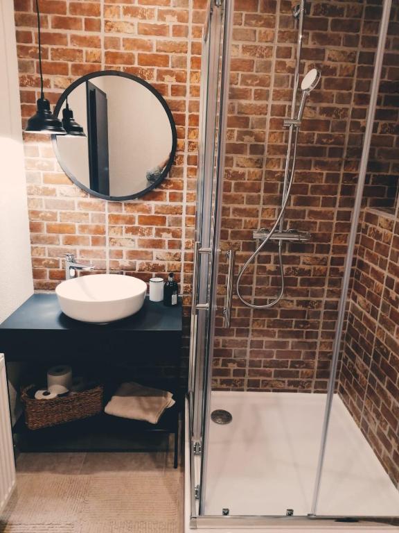 Kúpeľňa v ubytovaní Apartment Dubnica Prejta 3