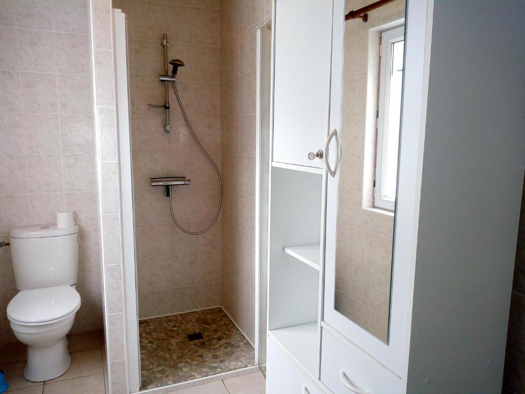 Koupelna v ubytování Gîte Etxe Xuri