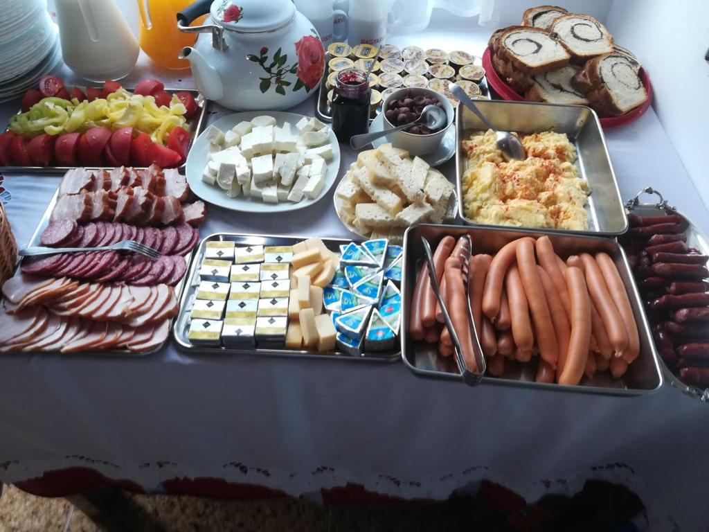 Jídlo v penzionu nebo okolí