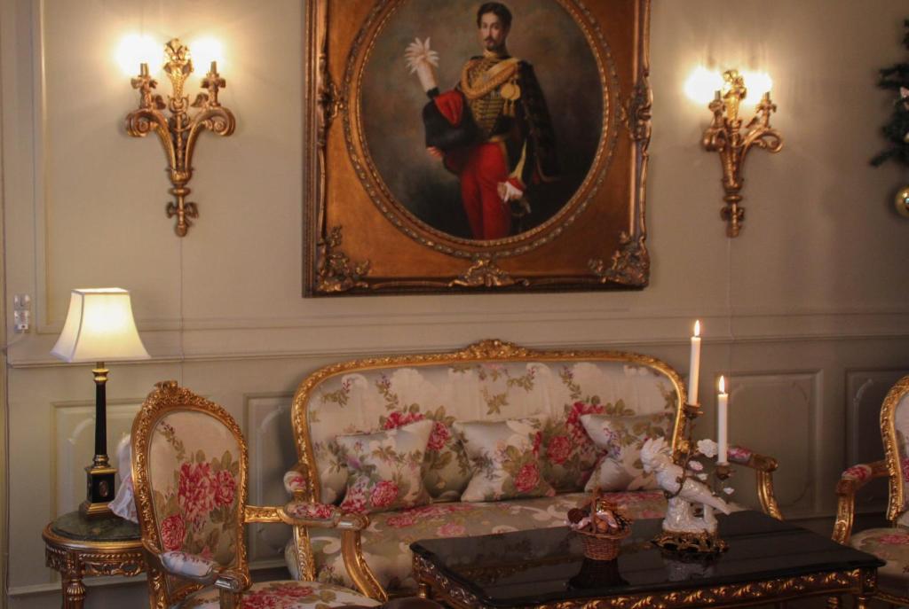Istumisnurk majutusasutuses Store Restrup Manor House
