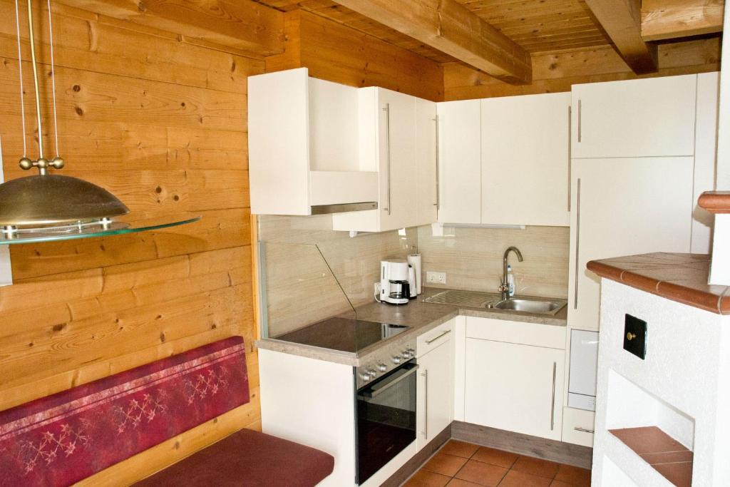 Kuchyňa alebo kuchynka v ubytovaní Appartement Ramsau, Haus Fichte