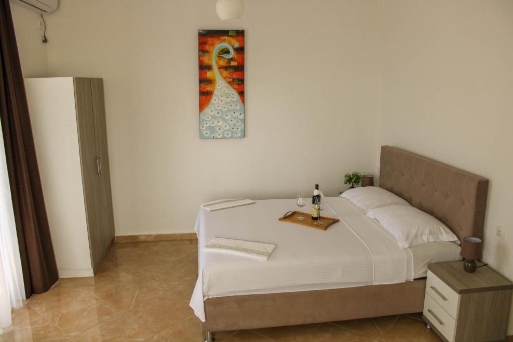 Postel nebo postele na pokoji v ubytování Villa Antonio