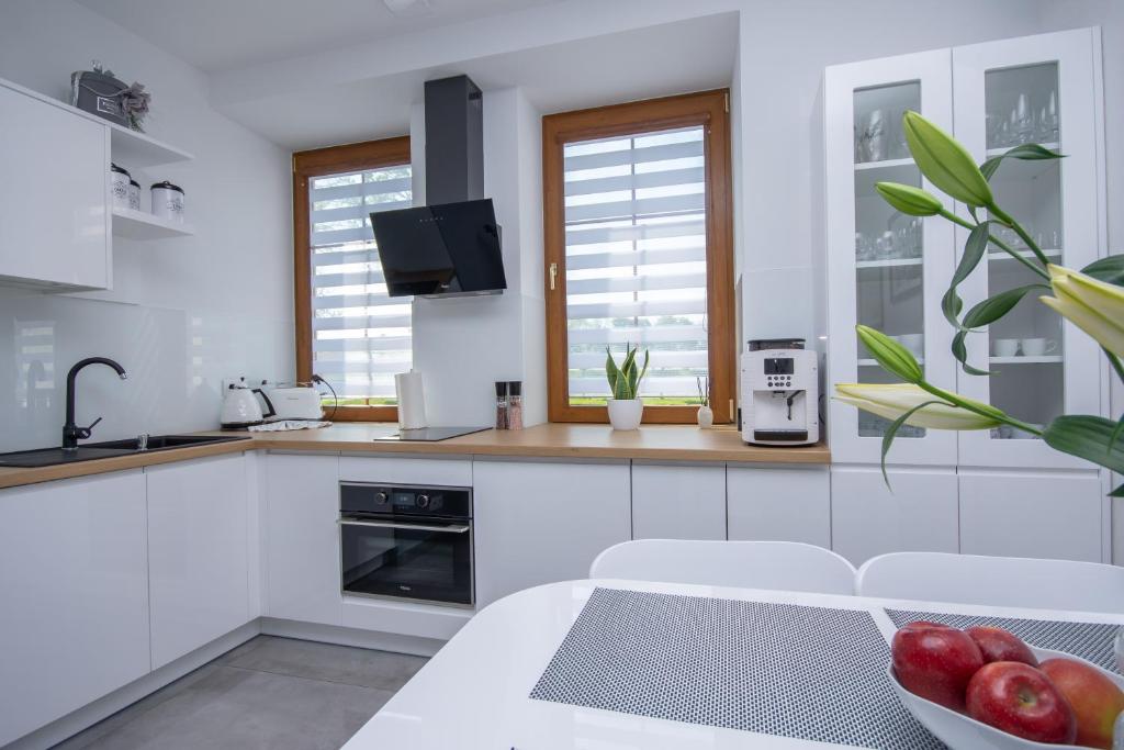 Kuchyňa alebo kuchynka v ubytovaní Apartamenty AP 11