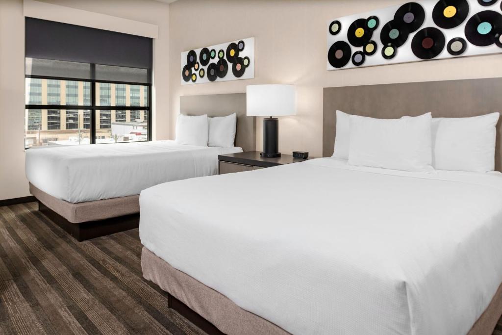 Hyatt House Nashville Downtown-Convention Center - Suite Specializzata Con Una Camera Da Letto Con Due Letti Matrimoniali Con Divano Letto, Cucina E Doccia Al Rollio-Accesso Alla Disabilità