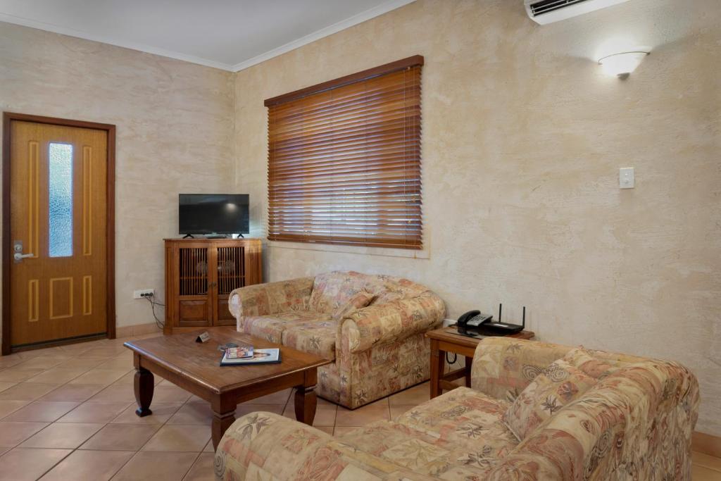 TV a/nebo společenská místnost v ubytování Blue Seas Resort