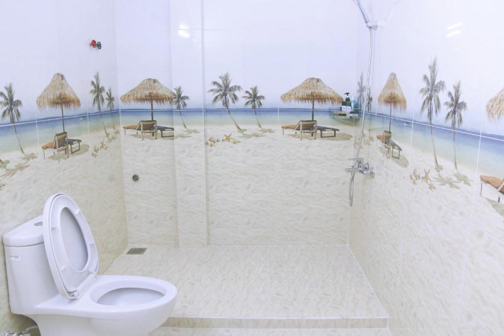 Phòng tắm tại Xoài Xanh Hostel & Villa