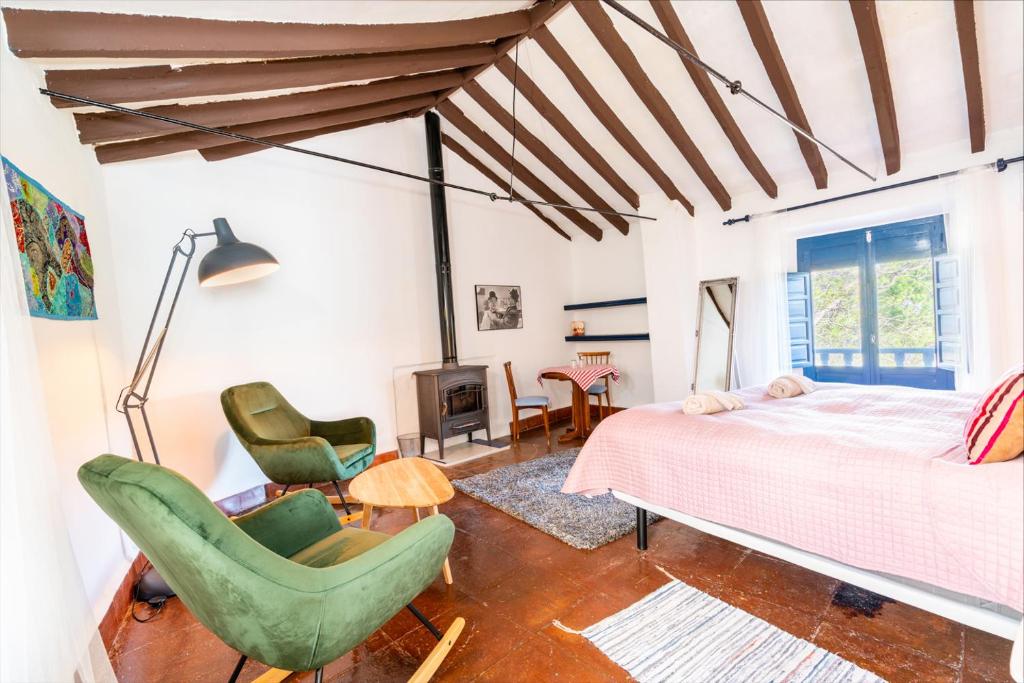 Cama o camas de una habitación en Limonero bnb