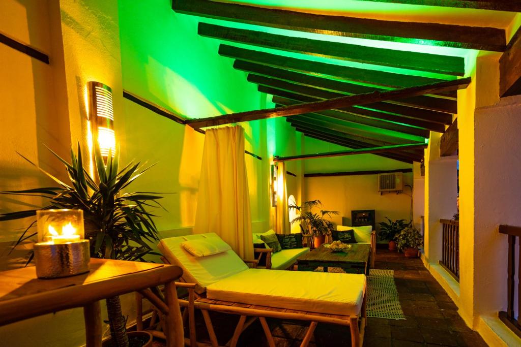 Zona de estar de Limonero bnb