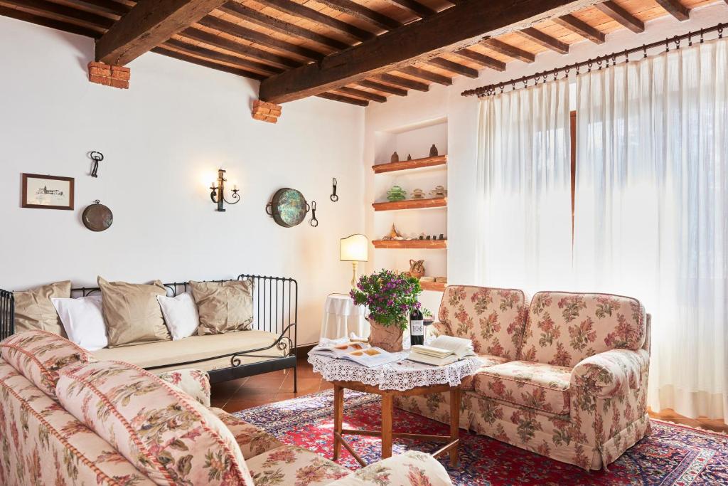 Posezení v ubytování Agriturismo Pometti - Fattoria La Selva