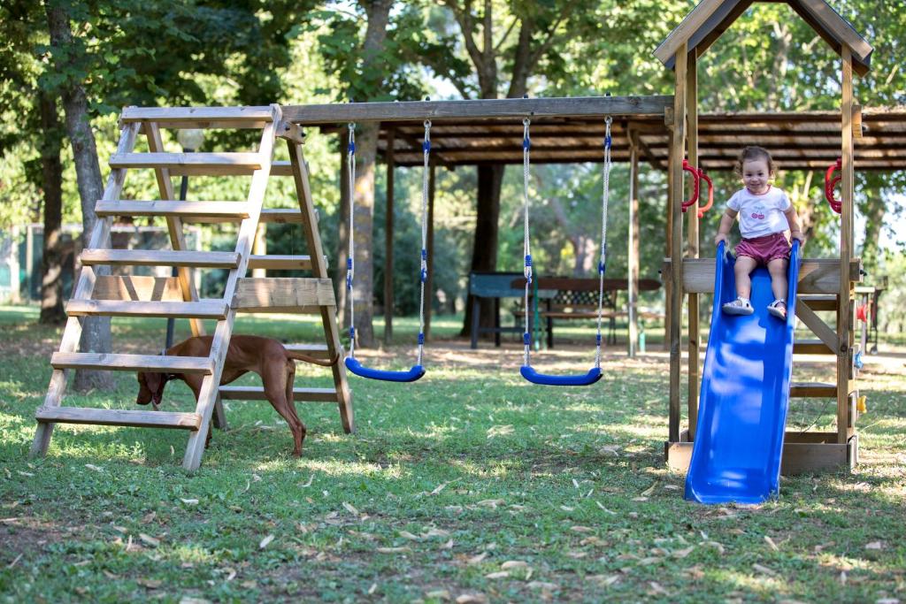 Herní místnost nebo prostor pro děti v ubytování Agriturismo Pometti - Fattoria La Selva