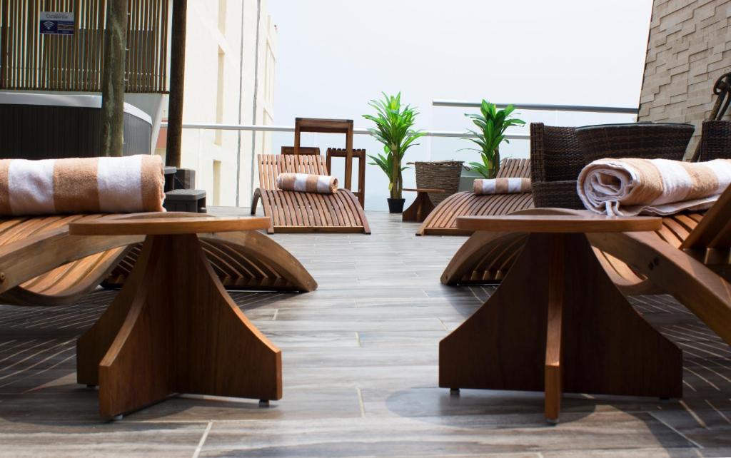 Posezení v ubytování Hotel Clipperton