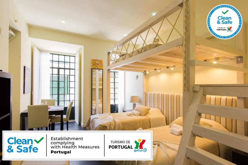 Postel nebo postele na pokoji v ubytování Downtown Apartments Bica