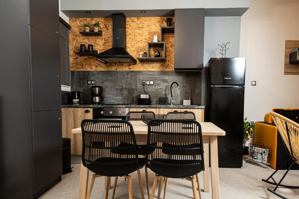 Kuchyňa alebo kuchynka v ubytovaní Thess Quality Urban Living