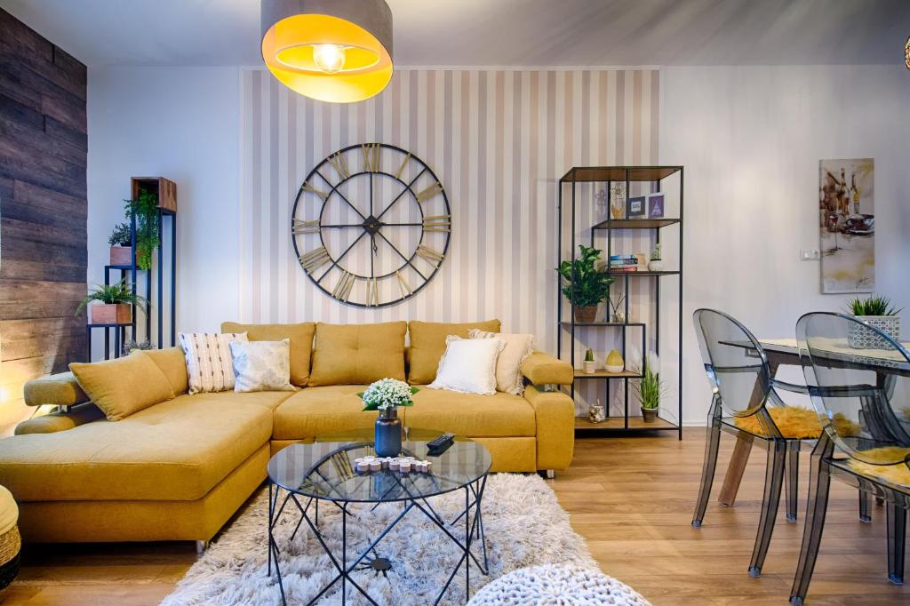 Posezení v ubytování Apartments Dubra