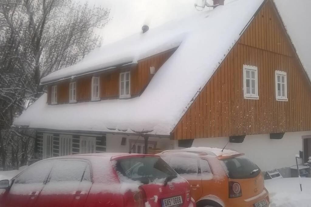 Byt Kněžice u Vrchlabí v zimě