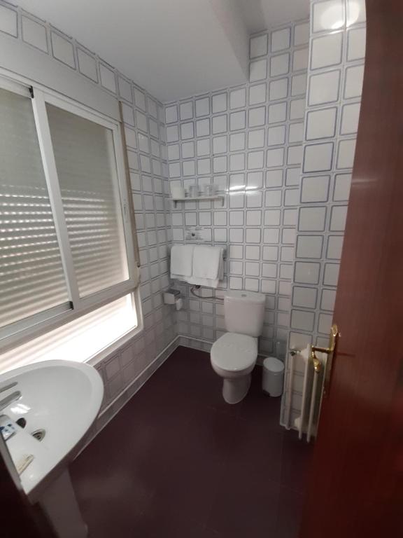 Koupelna v ubytování Hotel Andalucía