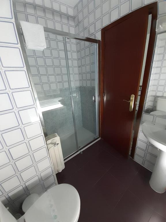 Koupelna v ubytování Hotel Andalucía
