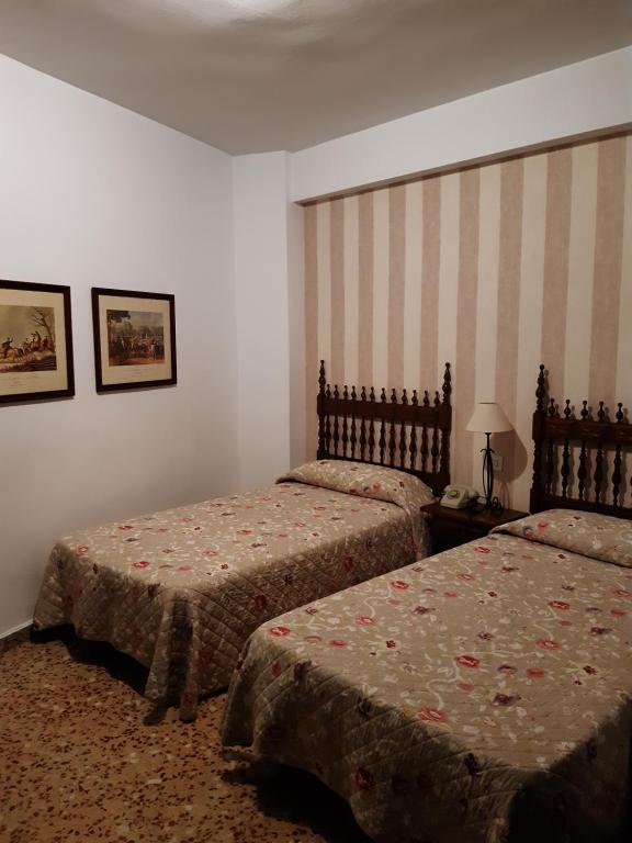 Postel nebo postele na pokoji v ubytování Hotel Andalucía