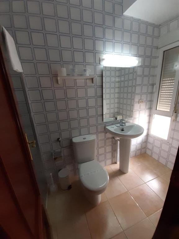 Koupelna v ubytování Hotel Andalucía