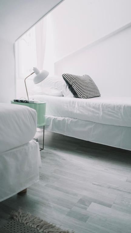 Postel nebo postele na pokoji v ubytování Coliving Biarritz