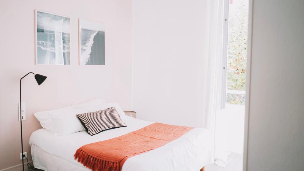 Postel nebo postele na pokoji v ubytování Coliving Biarritz