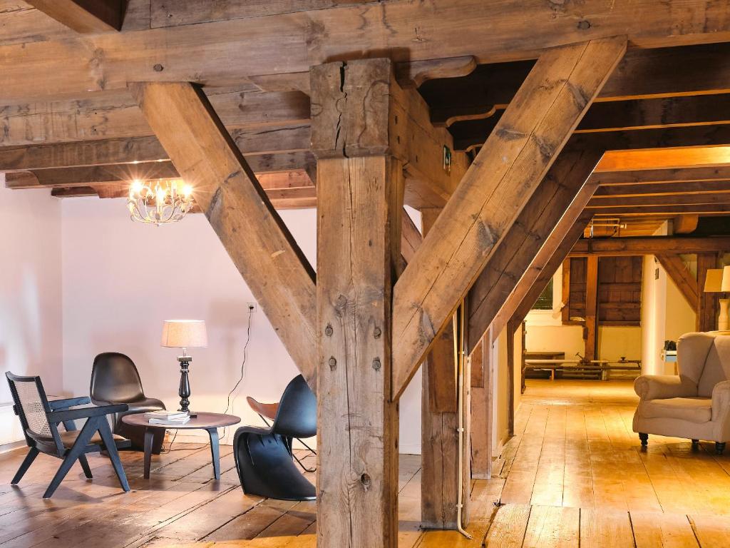 Posezení v ubytování Eco Hotel Plantage Rococo