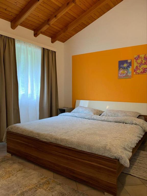 Postel nebo postele na pokoji v ubytování Grotto Pergola