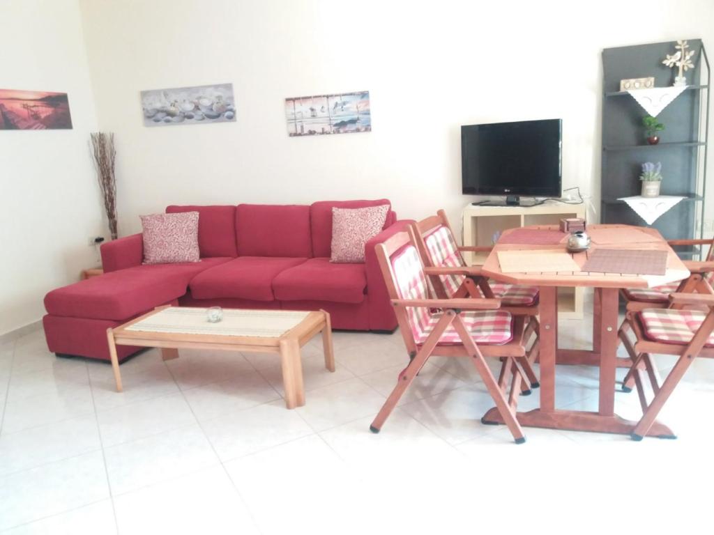 Telewizja i/lub zestaw kina domowego w obiekcie Anatolis home