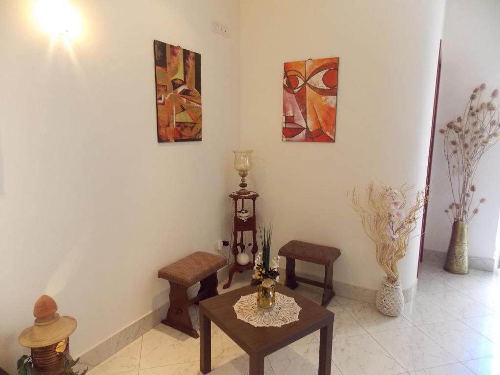 Posezení v ubytování Albergo Roma