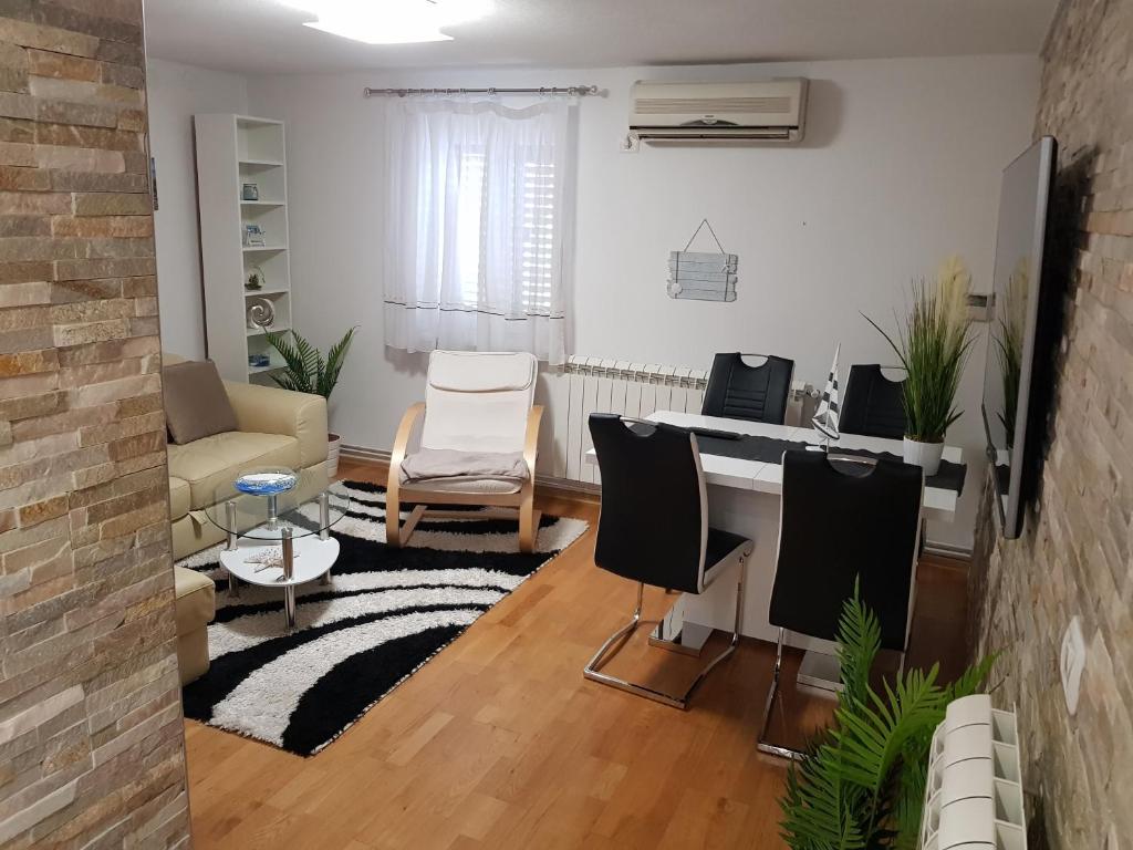 Posezení v ubytování Apartment Prima