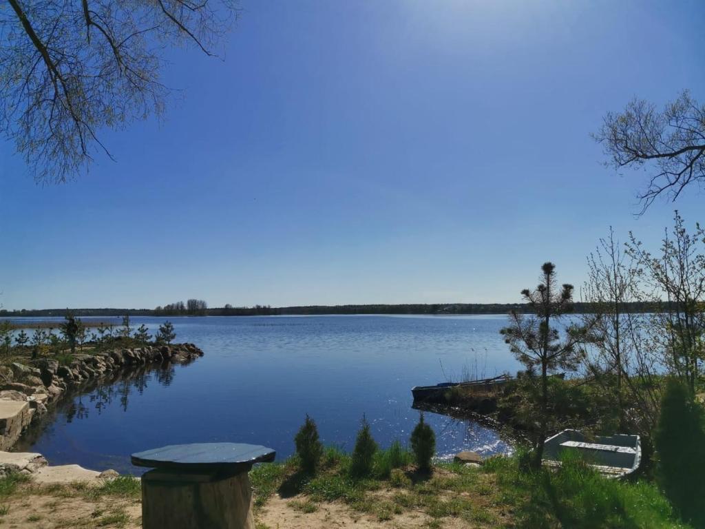 a view of a large body of water at Гостевой двор хутор Скреблово in Skreblovo