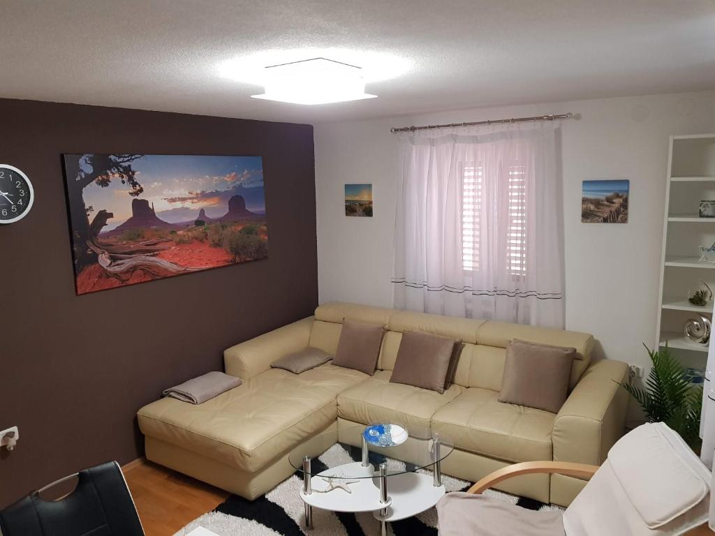 Posezení v ubytování Apartment Prima