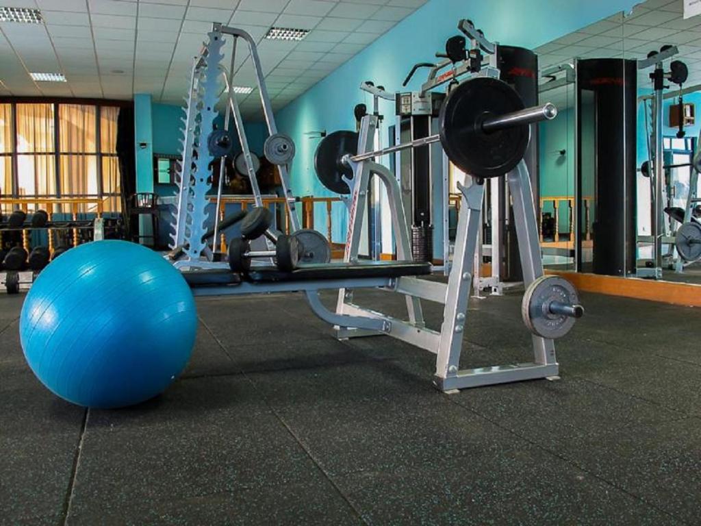 Fitness centrum a/nebo fitness zařízení v ubytování Merica Hotel