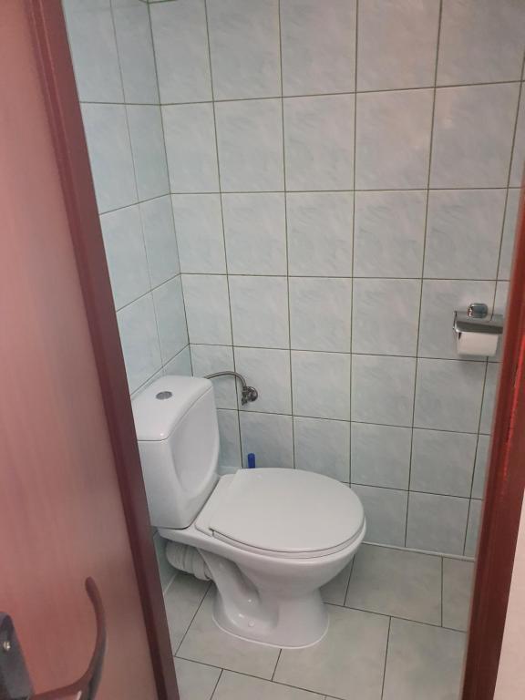 Kúpeľňa v ubytovaní Hotel Sudety