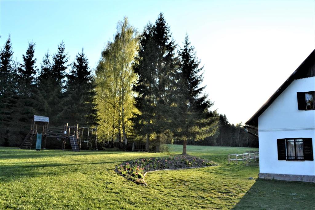 Zahrada ubytování Smrcina Resort