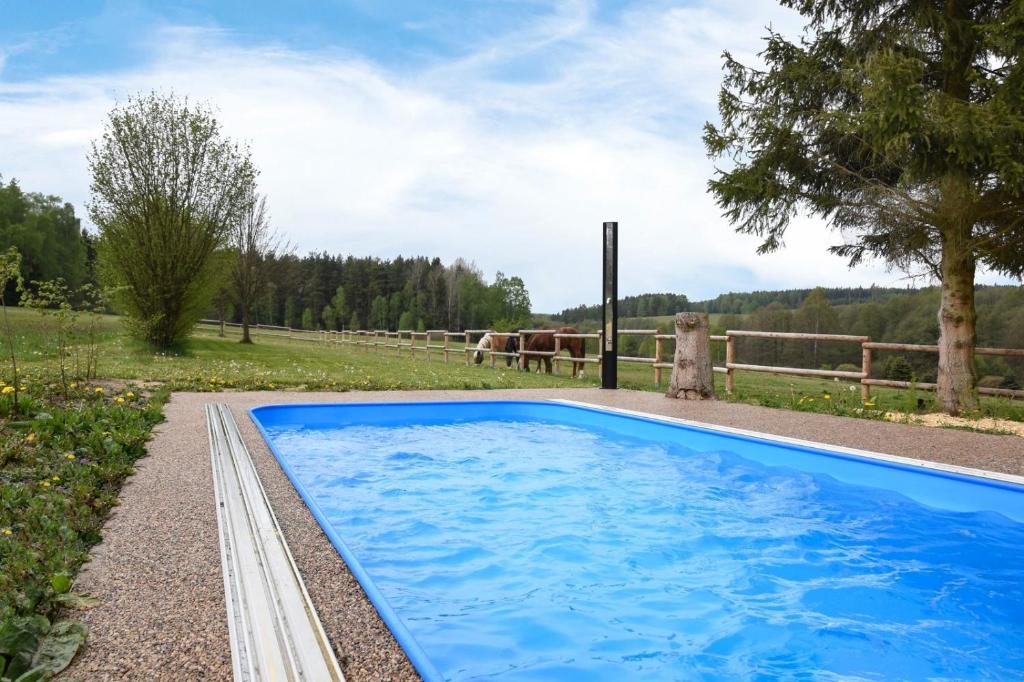 Bazén v ubytování Smrcina Resort nebo v jeho okolí