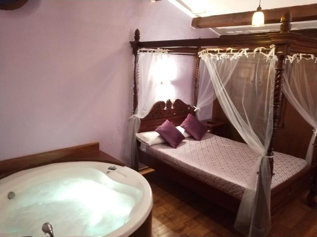 Las Casas de Isu Hotel con jacuzzi en la habitación Asturias