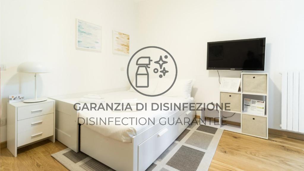Telewizja i/lub zestaw kina domowego w obiekcie Italianway-De Cristoforis 5