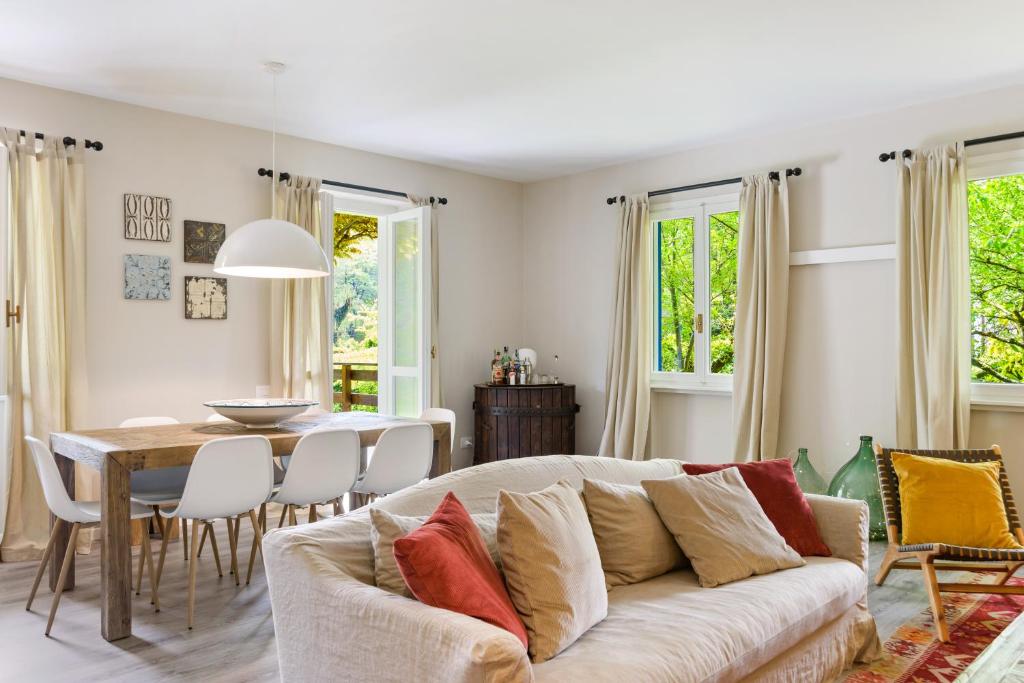 A seating area at Lovely Villa with huge Garden surrounded by Nature