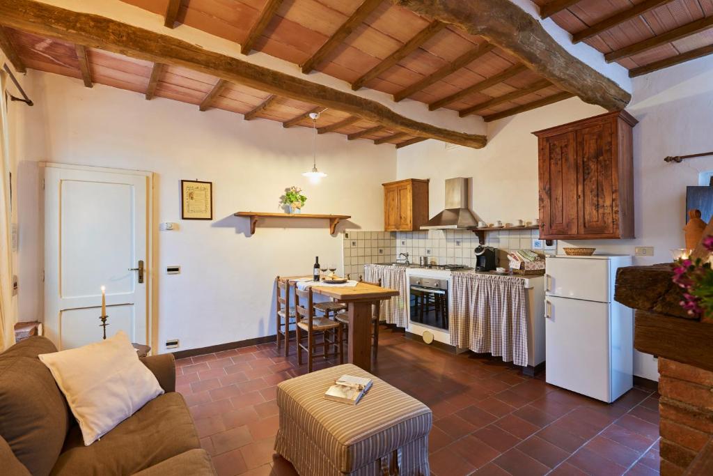 Kuchyň nebo kuchyňský kout v ubytování Agriturismo Pometti - Fattoria La Selva