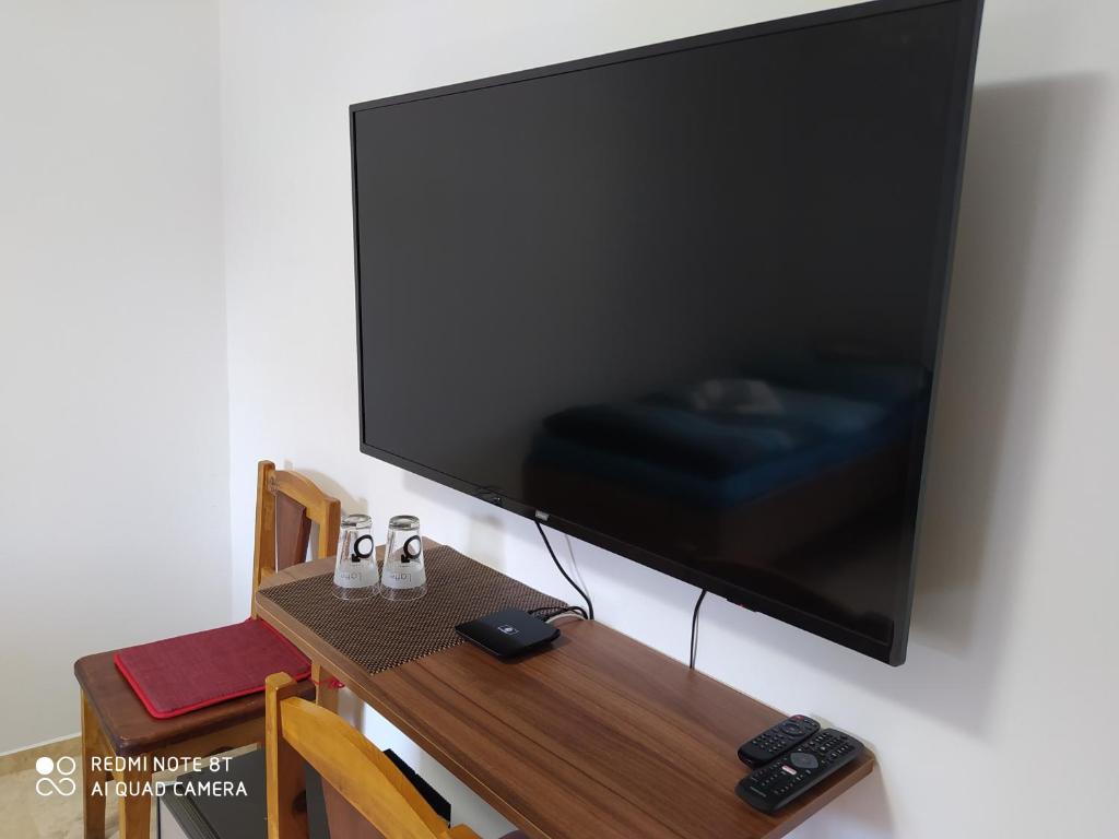 TV a/nebo společenská místnost v ubytování Šenk U Kovárny