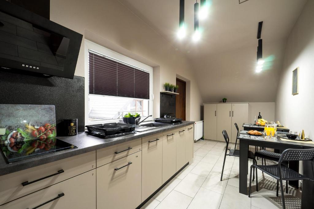 Kuchyňa alebo kuchynka v ubytovaní Apartament Perła Pienin